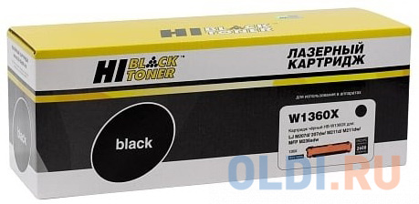 Hi-Black  W1360X Тонер-картридж (HB-W1360X)  для HP LaserJet M207d/207dw/M211d/M211dw/MFP M236sdw, 2,6K (без чипа)