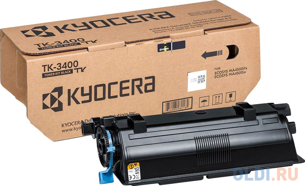 тонер-картридж Kyocera TK-3400/ Black Toner Cartridge  for Kyocera ECOSYS PA4500x Printers (12,500 Pages)