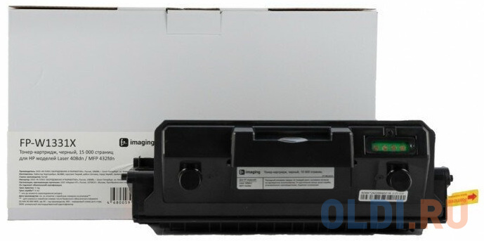 

Тонер-картридж F+ imaging, черный, 15 000 страниц, для HP моделей Laser 408dn / MFP 432fdn (аналог W1331X), FP-W1331X