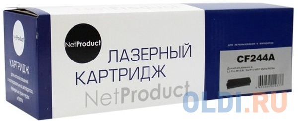 

NetProduct CF244A Картридж с чипом для HP LJ Pro M15a/M15w/M28a/M28nw (1000 стр.)