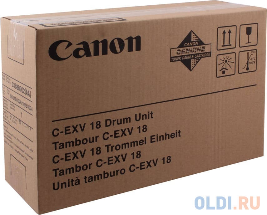 

Фотобарабан Canon C-EXV18 для Ir1018/1020. Чёрный. 27000 страниц.