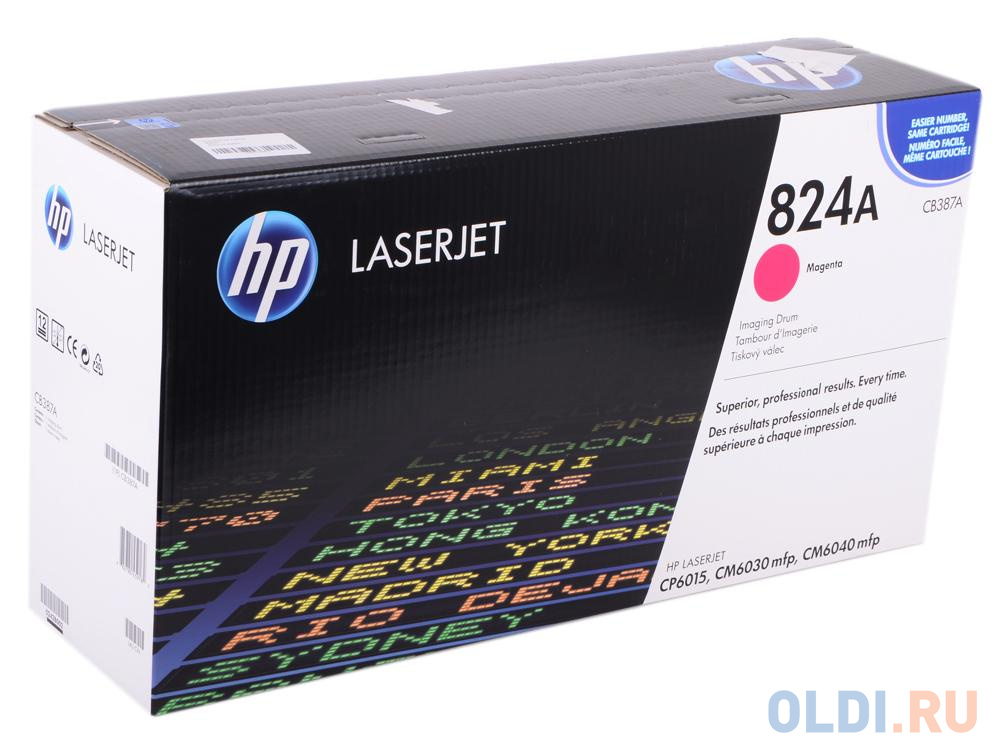 Картридж HP CB387A (барабан) для принтеров Color LaserJet 6015/6030/6040. Пурпурный. 35000 страниц.