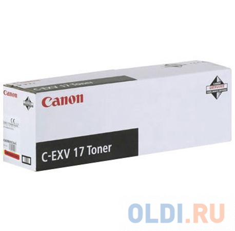 

Тонер Canon C-EXV17М 30000стр Пурпурный
