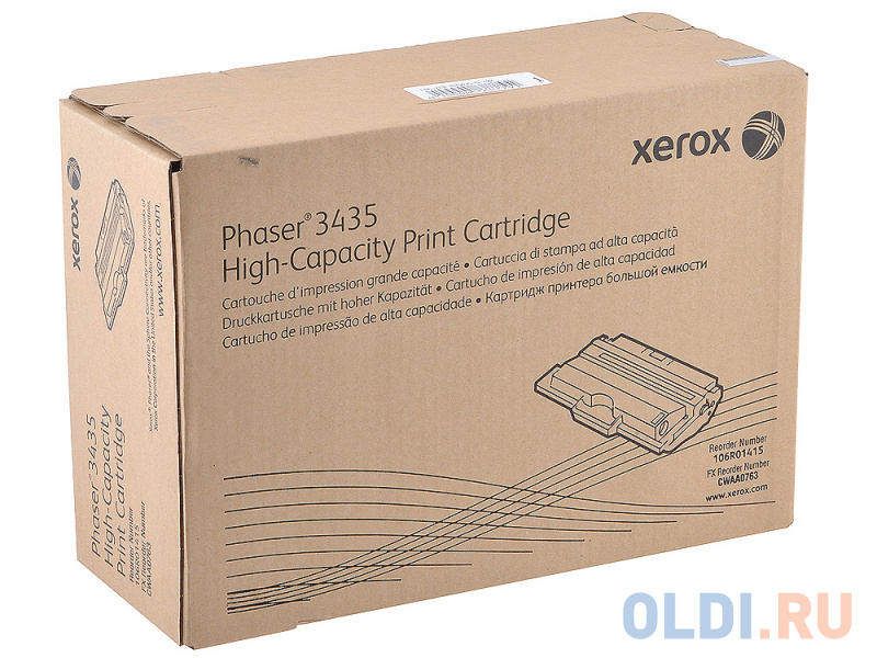 

Картридж Xerox 106R01415 106R01415 106R01415 106R01415 10000стр Черный