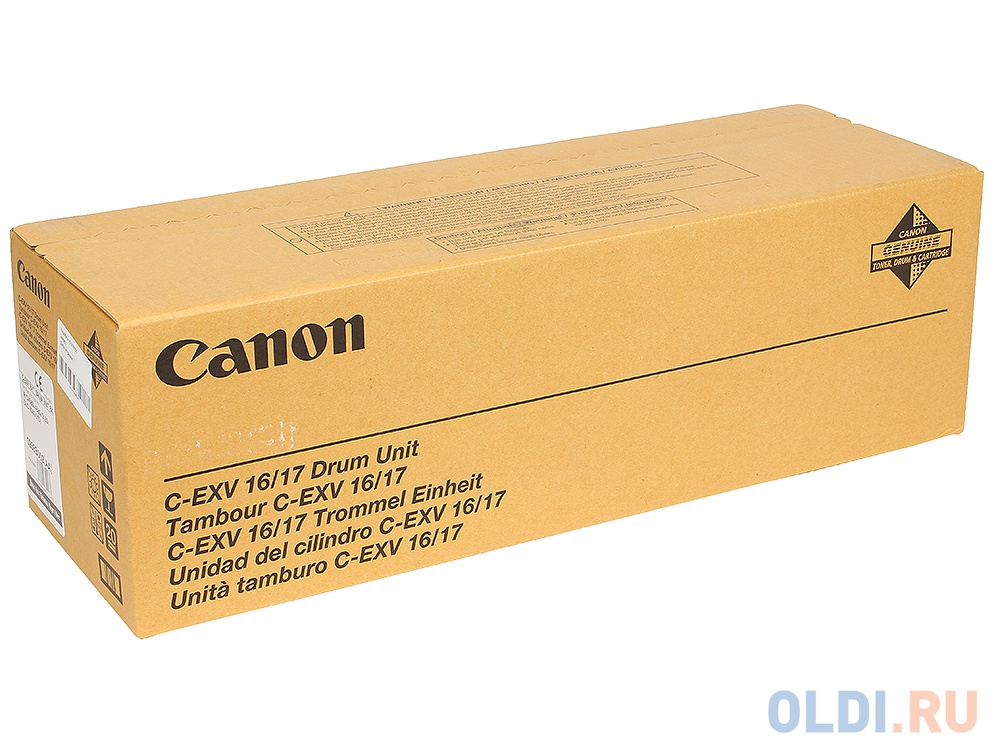 Фотобарабан Canon C-EXV 16/17Bk для iR-C5180 / 5180i / 5185i / 4580 / 4580i / 4080 / 4080i /CLC-4040 / 5151. Чёрный. 70000 страниц 0258B002AA - фото 1