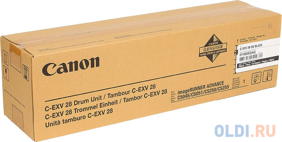 Фотобарабан Canon C-EXV28Bk для iR C5045/C5051/C5250/C5255 . Чёрный. 44000 страниц. фото