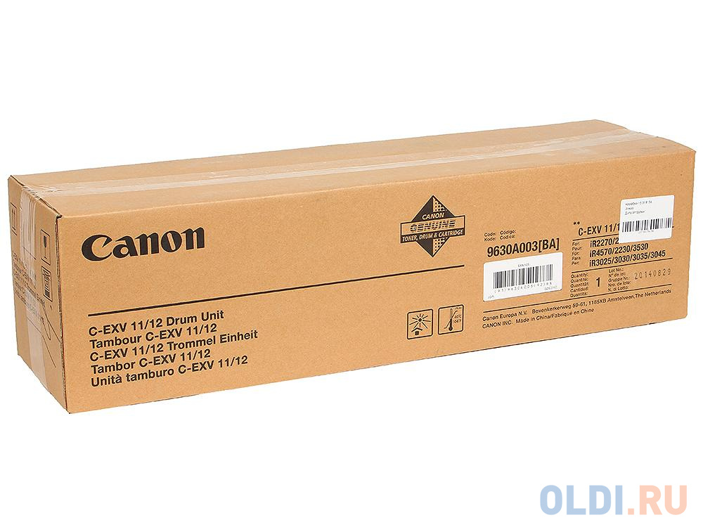 Фотобарабан Canon C-EXV11 для Canon iR2270 / 2230 / 2870 / 3570 / 2530 / 4570. Чёрный. 75000 страниц 9630A003BA  000 - фото 1