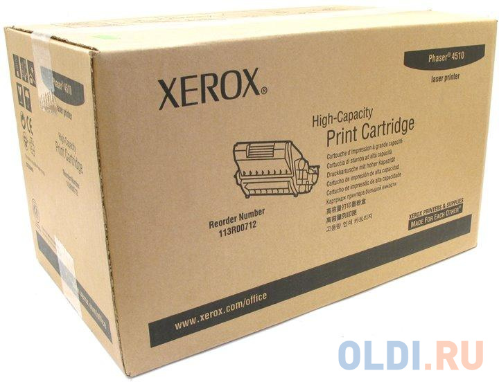 

Картридж Xerox 113R00712 113R00712 19000стр Черный