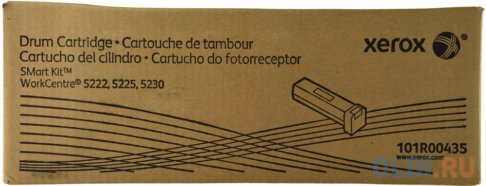 

Фотобарабан Xerox 101R00435 для WC 5225/5230. Чёрный. 88000 страниц.