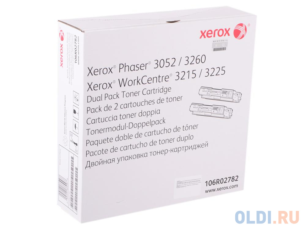 Картридж Xerox 106R02782 6000стр Черный