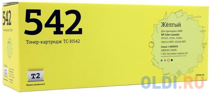 Картридж T2 TNP-19Y 1400стр Желтый картридж t2 tnp 19y 1400стр желтый