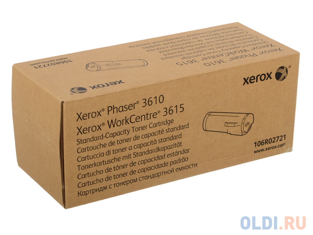 Тонер Xerox 106R02721 5900стр Черный