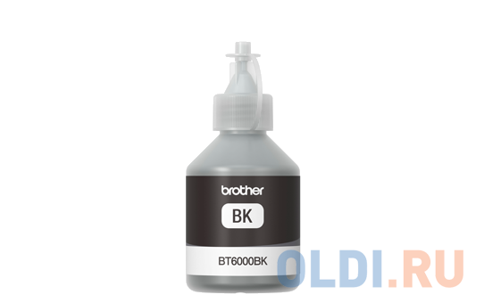 Бутылка с чернилами Brother BT6000BK чёрный для DCP-T300/DCP-T500W/DCP-T700W (6000стр)