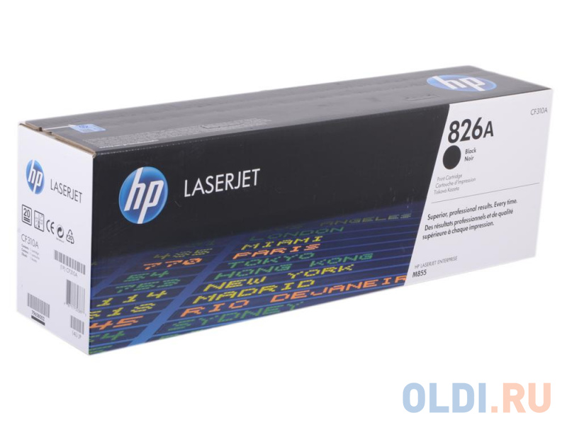 

Картридж HP CF310A 826A для HP Color LaserJet Enterprise M855 черный 31500стр