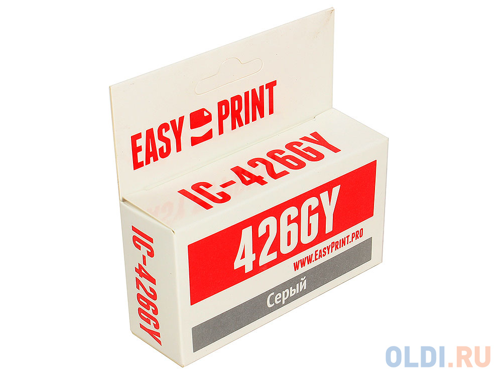 Картридж EasyPrint CLI426GY для Canon PIXMA MG6140/MG6240/MG8140/MG8240 серый IC-CLI426GY картридж easyprint ic cli426y для canon pixma ip4840 mg5140 mg6140 mx884 желтый