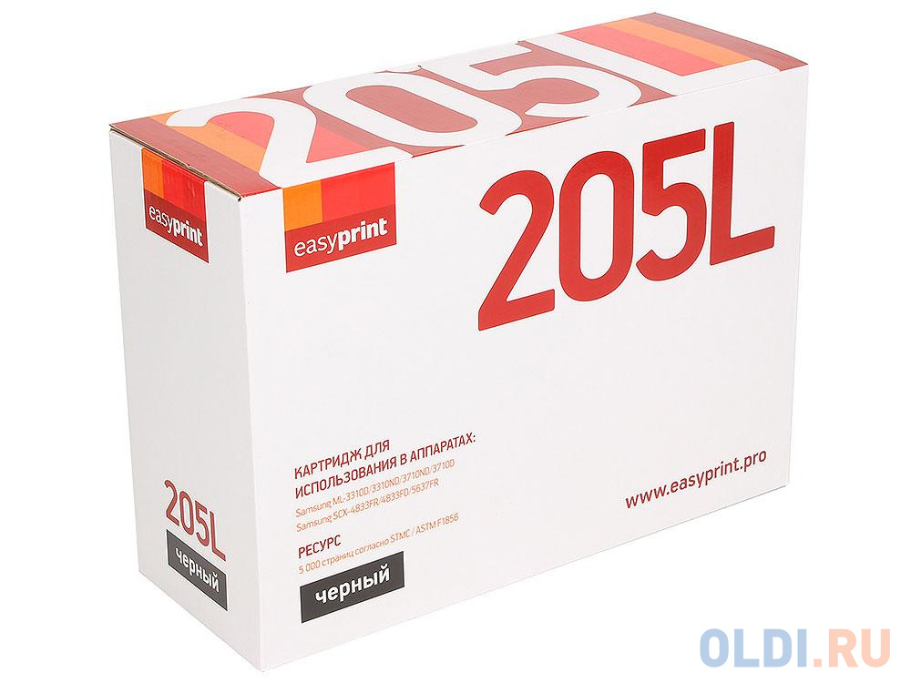 Картридж EasyPrint MLT-D205L 5000стр Черный картридж easyprint ls 209l 5000стр