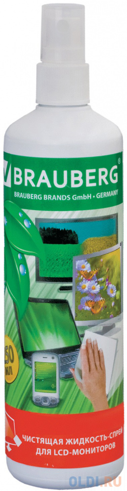 

Спрей-очиститель BRAUBERG 510120 250 мл