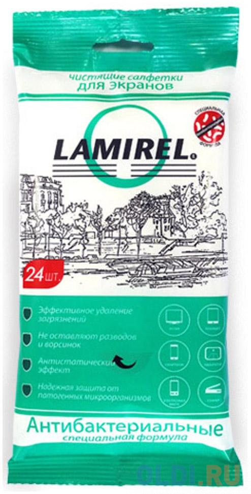 Влажные салфетки Fellowes Lamirel LA-21617(01) 24 шт от OLDI
