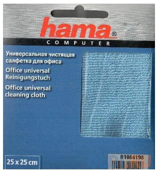 

Чистящая салфетка HAMA H-R1084198 1 шт