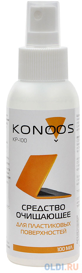 Очищающее средство Konoos КP-100 100 мл баллон с сжатым воздухом konoos kad 405 n 405 мл
