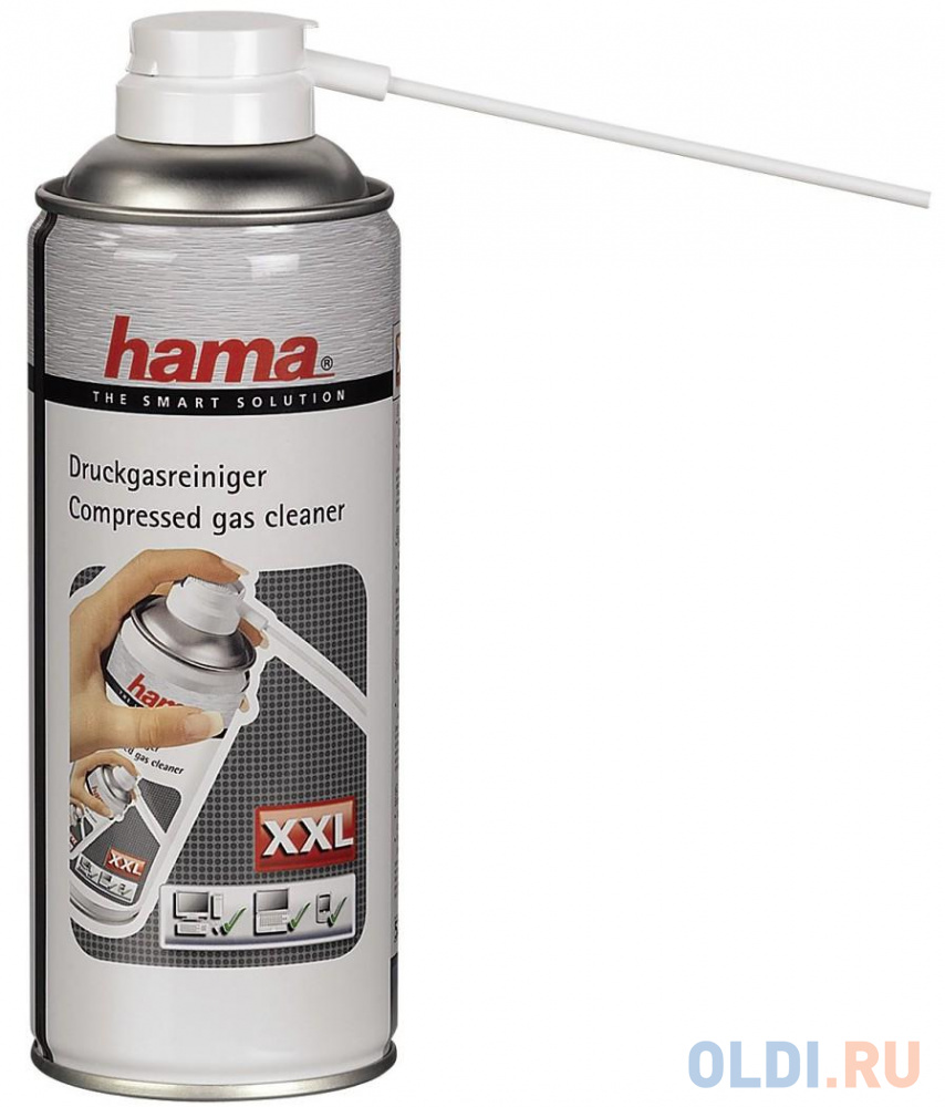 Баллон со сжатым газом Hama  H-84417 для очистки труднодоступных мест 400 мл от OLDI