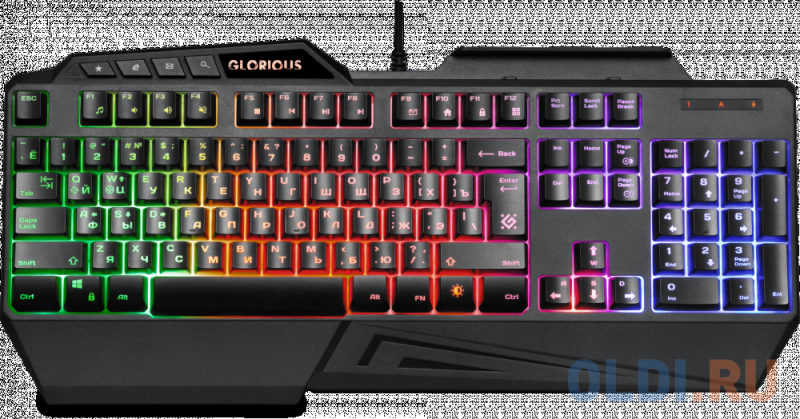

Клавиатура Defender GLORIOUS GK-310L Black USB 45310