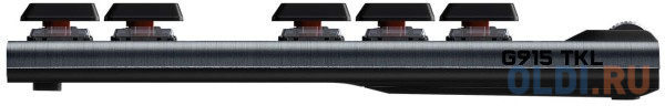 Клавиатура беспроводная Logitech G915 TKL Tenkeyless LIGHTSPEED Wireless RGB USB + Bluetooth черный 920-009536 фото