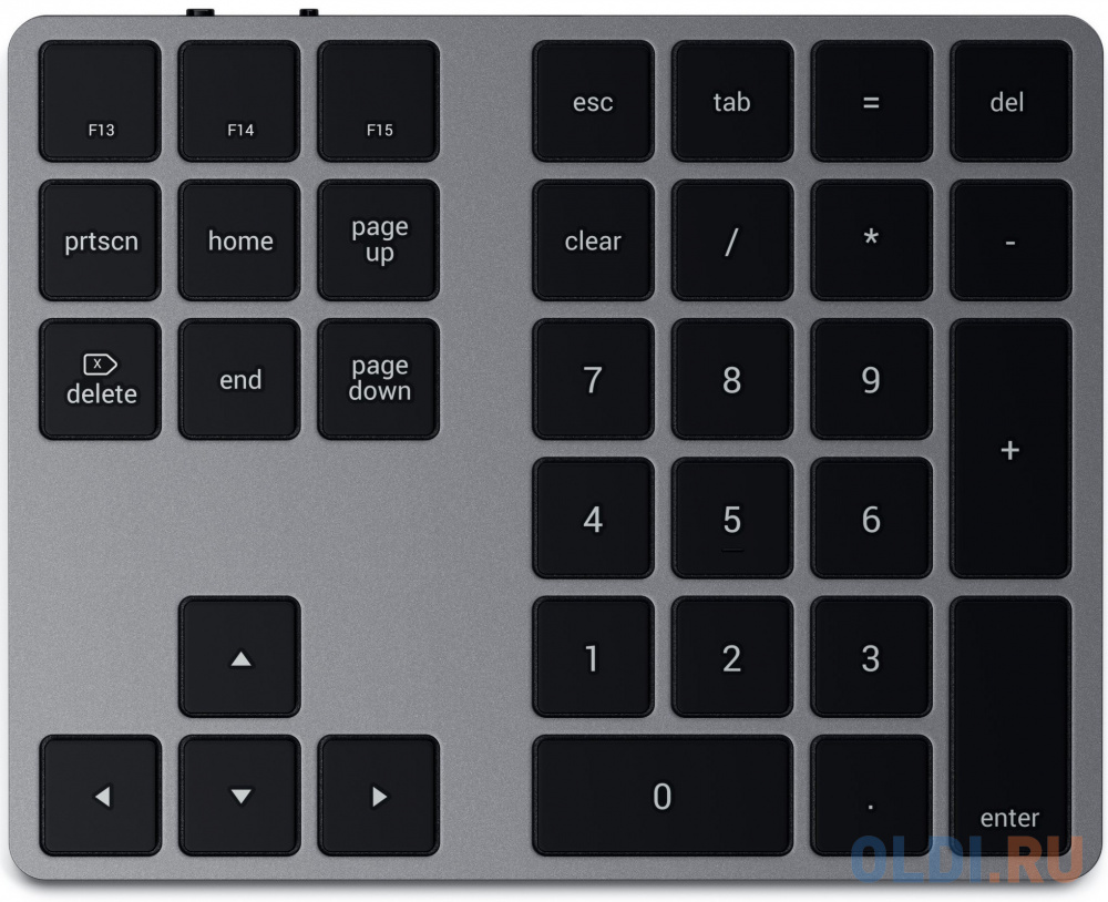 

Беспроводной блок клавиатуры Satechi Aluminum Extended Keypad. Цвет серый космос.