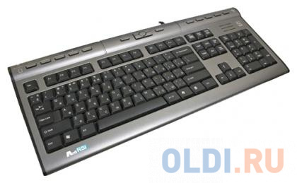Клавиатура проводная A4TECH KLS-7MUU Slim USB черный серый клавиатура проводная razer ornata v2 usb