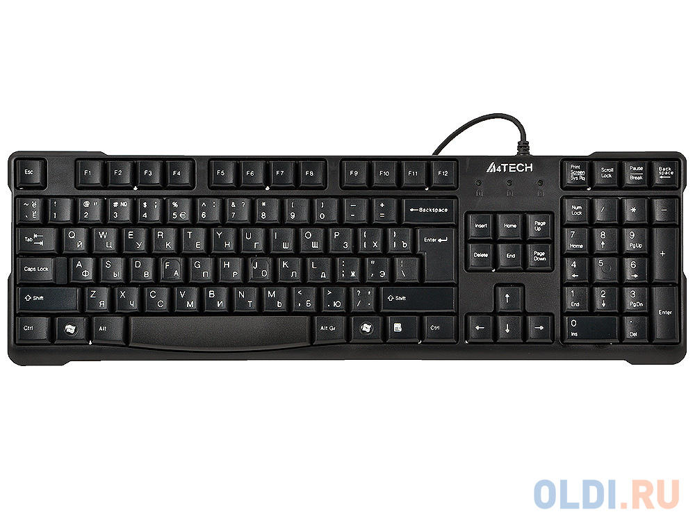 Клавиатура A4Tech KR-750 USB (черный) фото