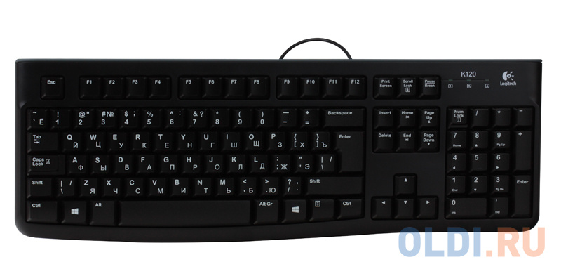 (920-002506) Клавиатура Logitech Keyboard K120 Black USB фото