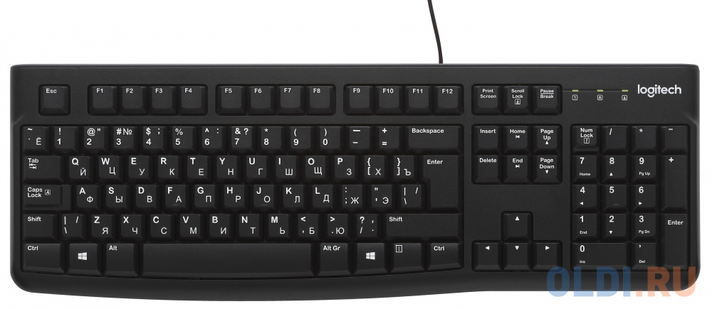 (920-002522) Клавиатура Logitech Keyboard K120 For Business Black USB фото