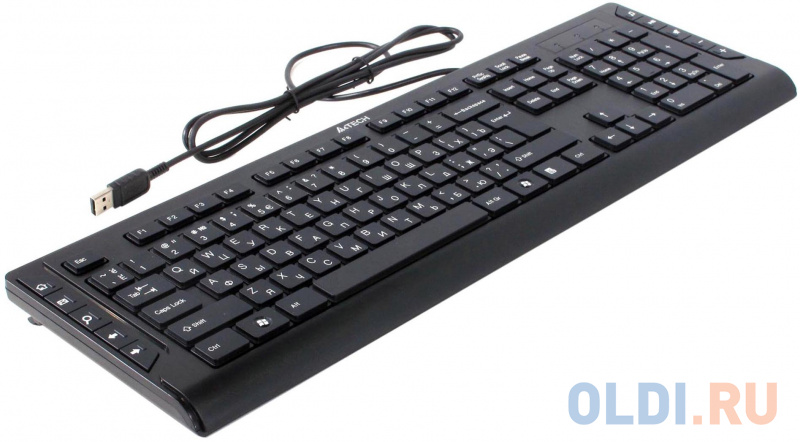 

Клавиатура проводная A4TECH KD-600 X-Slim USB черный