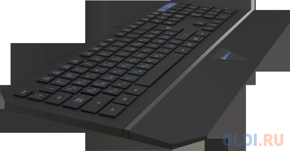 Клавиатура проводная Defender ММ Oscar SM-660L USB B(Чер)ProRUS 104+6кн, подсветка, 13 45662 - фото 3