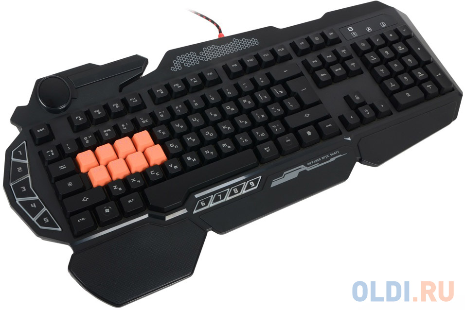 Клавиатура A4Tech Bloody B318 черный USB Multimedia Gamer LED фото