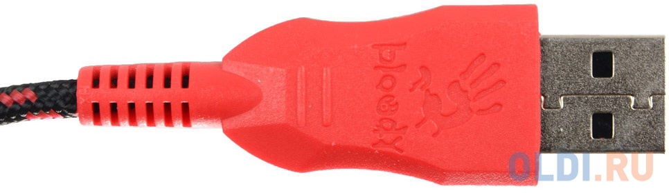 Клавиатура A4Tech Bloody B318 черный USB Multimedia Gamer LED фото