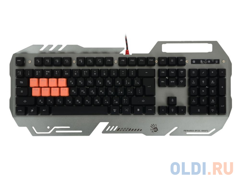 Клавиатура A4Tech Bloody B418 USB Multimedia Gamer LED фото