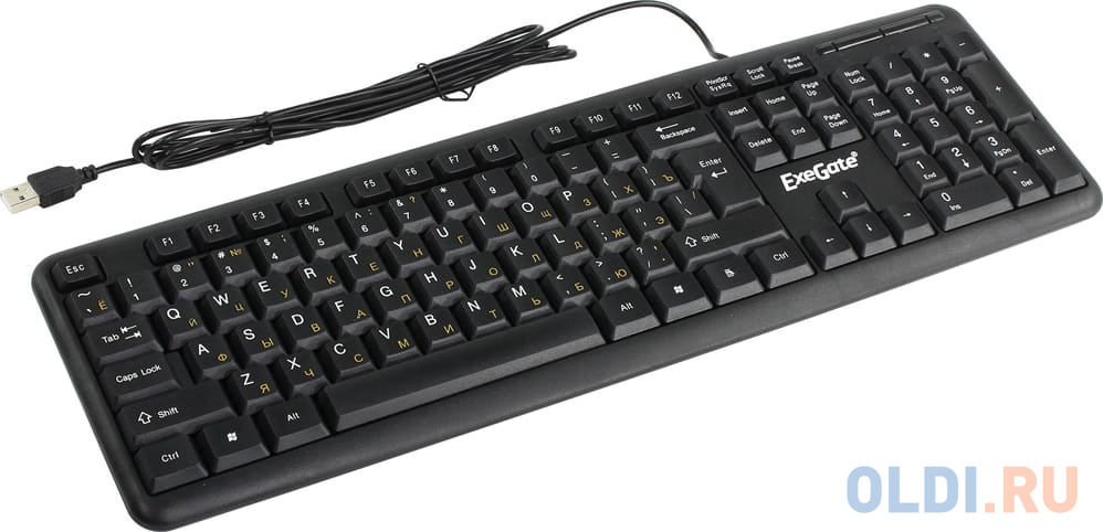 Клавиатура проводная Exegate LY-331L USB черный фото