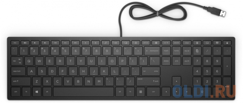 

Клавиатура проводная HP Pavilion 300 USB черный 4CE96AA