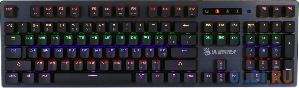 Клавиатура A4 B760 механическая черный USB Gamer LED