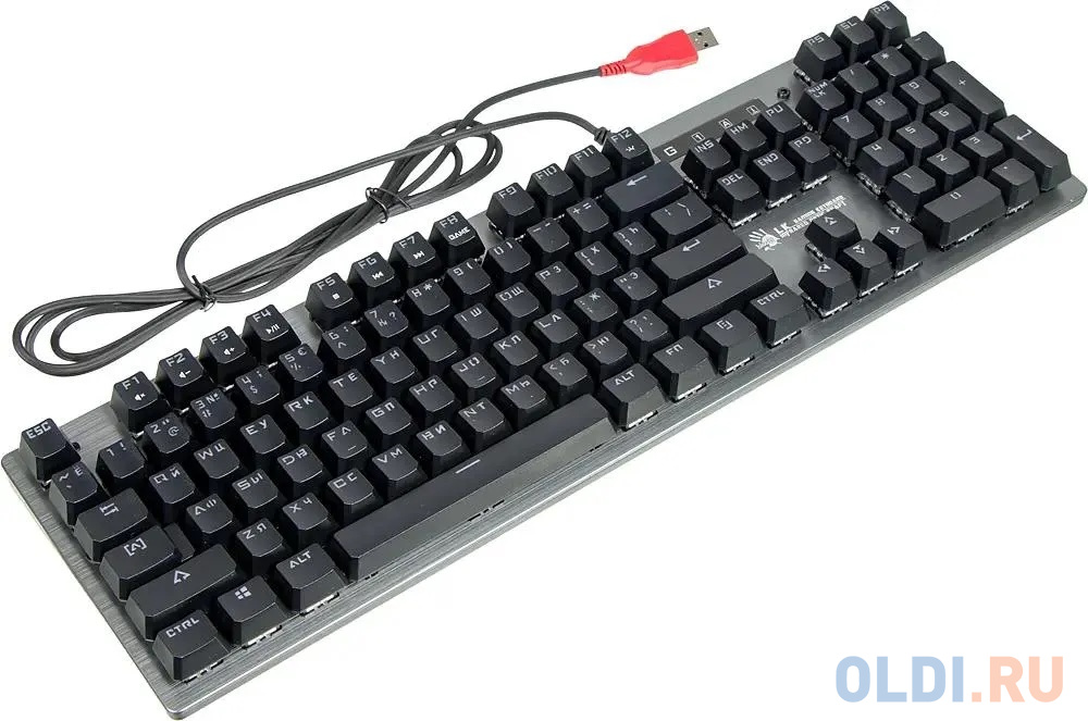 Клавиатура проводная A4TECH B760 USB черный серый 1080494 фото