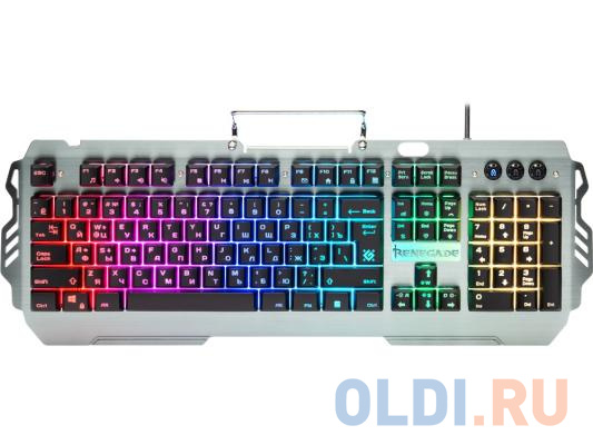Клавиатура игровая DEFENDER Renegade GK-640DL RU,RGB подсветка, USB, 9 режимов