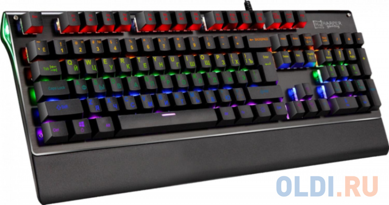 

Клавиатура Harper Gaming GKB-P101 Black USB прводная, 104 клавиши + 12