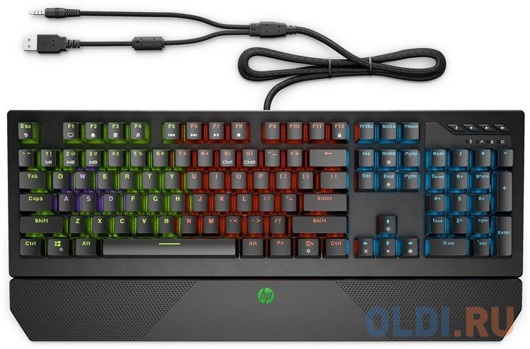 

Клавиатура проводная HP Gaming 800 USB черный