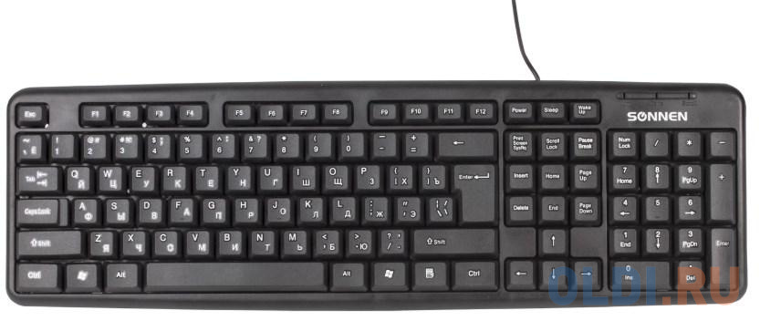 Клавиатура проводная Sonnen KB-8136 USB черный