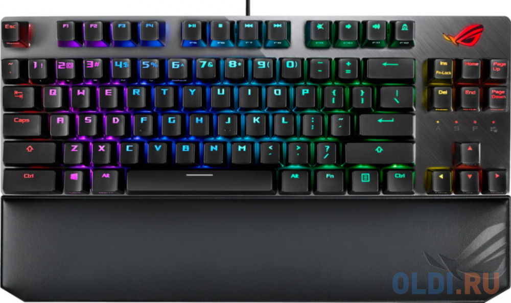 

Клавиатура проводная ASUS X801 STRIX SCOPE TKL USB черный