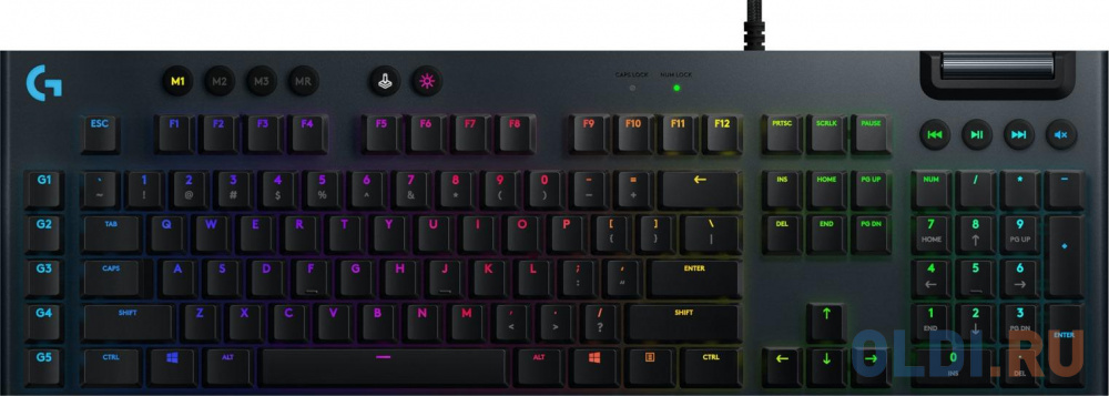 (920-008991) Клавиатура Logitech RGB Mechanical Gaming Keyboard G815 TACTILE SWITCH