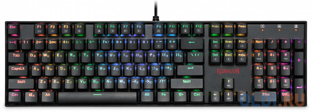 Клавиатура проводная Defender Mitra USB черный