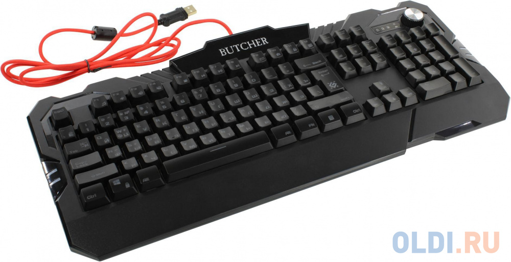 Клавиатура проводная Defender BUTCHER GK-193DL USB черный 45193 - фото 1