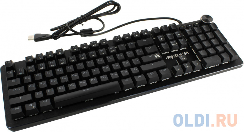 

Клавиатура проводная Defender GK-370L USB черный